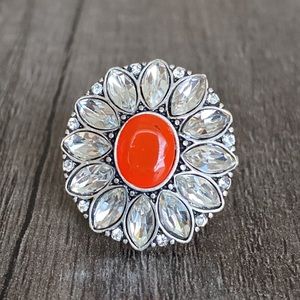 CLUB MONACO|SILVER STATEMENT RING